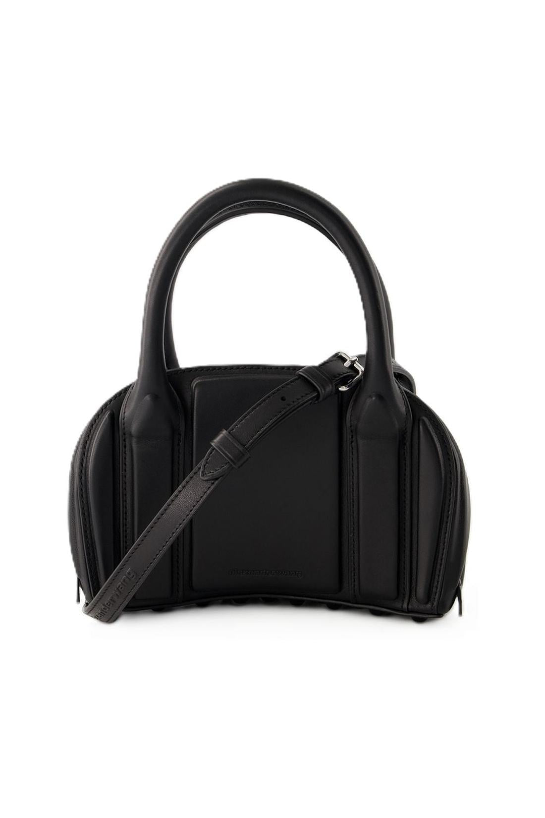 Roc Small Schultertasche - Alexander Wang - Leder - Schwarz