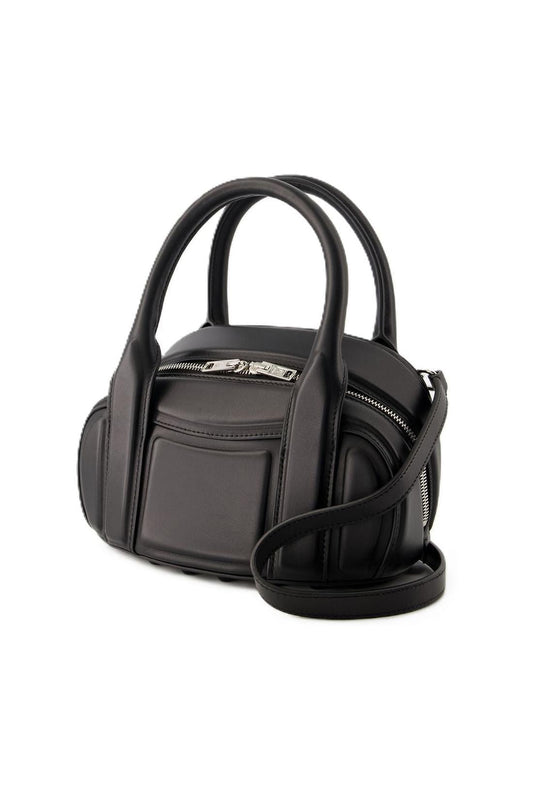 Roc Small Schultertasche - Alexander Wang - Leder - Schwarz