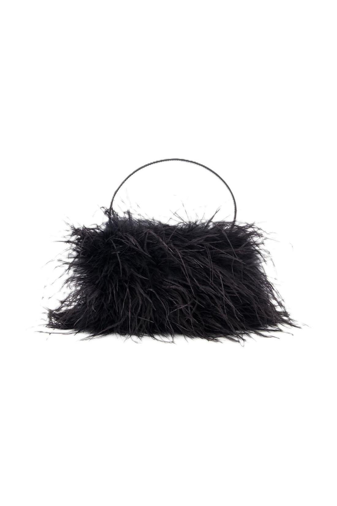 Heiress Handtasche Medium - Alexander Wang - Feder - Schwarz