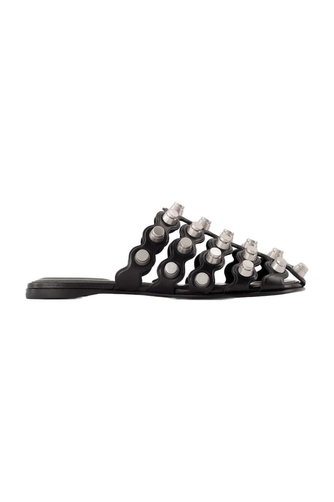 Flache Schuhe Rexa Cage Slide - Alexander Wang - Leder - Schwarz