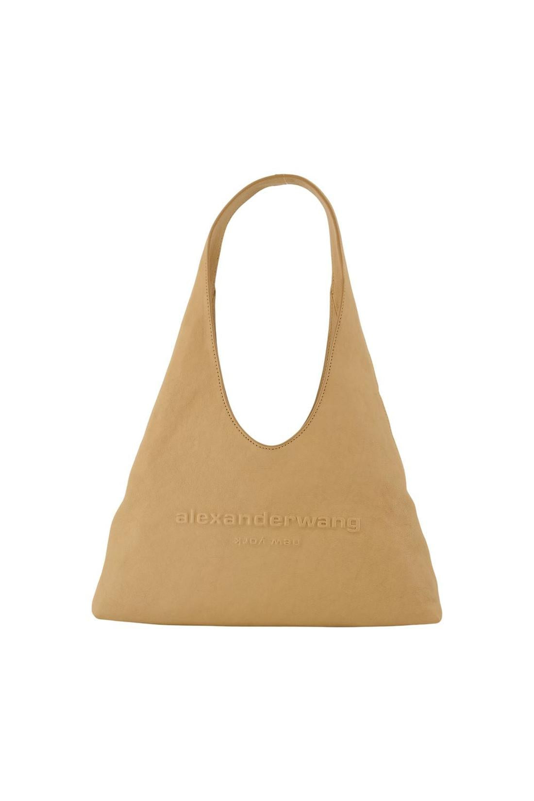 Pike Small Hobo Schultertasche - Alexander Wang - Leder - Beige