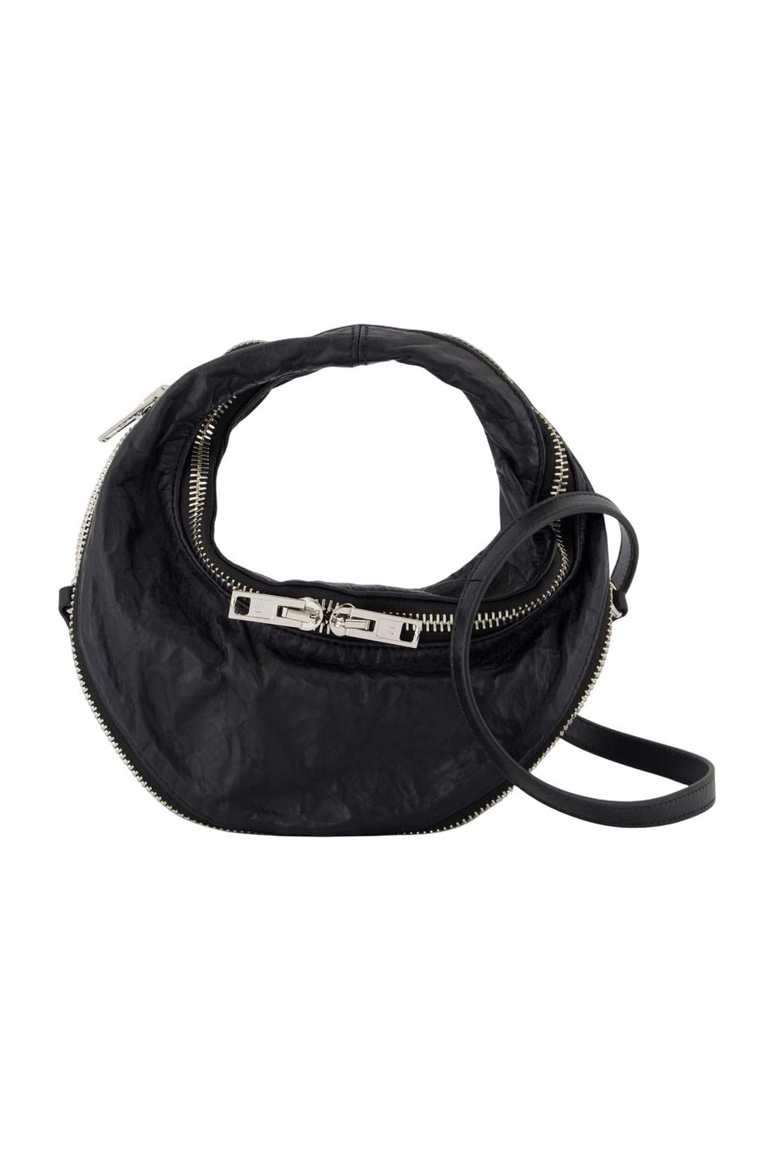 Twyst Mini Schultertasche - Alexander Wang - Leder - Schwarz