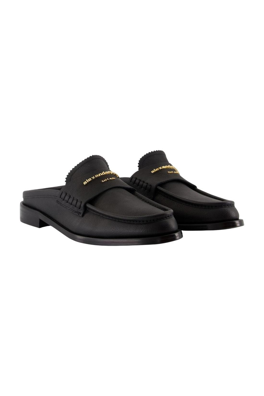 Carter Pantoletten - Alexander Wang - Leder - Schwarz