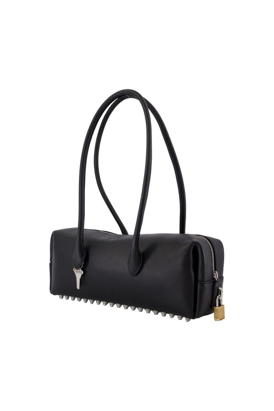 Rote Schultertasche Medium - Alexander Wang - Leder - Schwarz