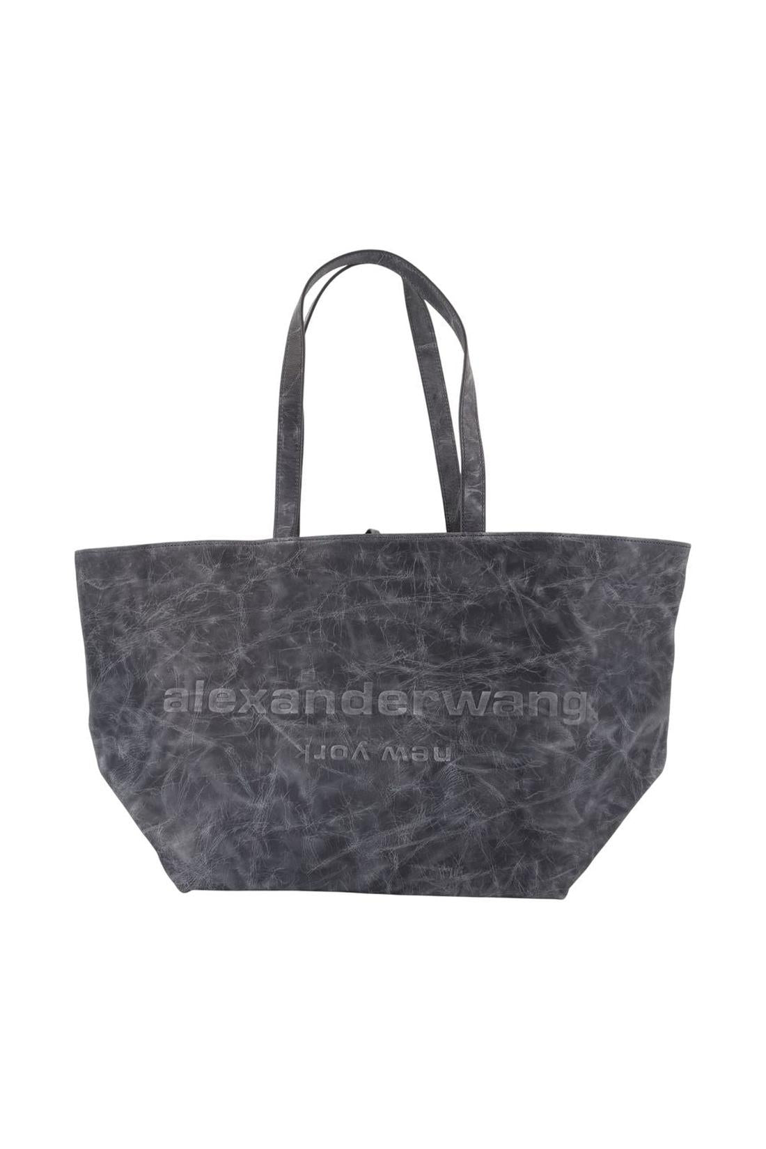 Einkaufstasche Punch - Alexander Wang - Leder - Grau