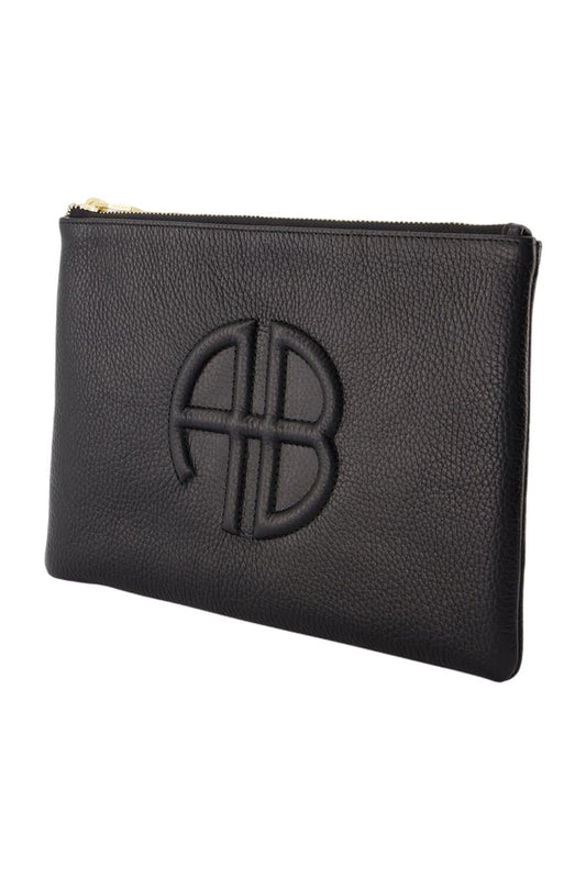 Lili Clutch - ANINE BING - Leder - Schwarz