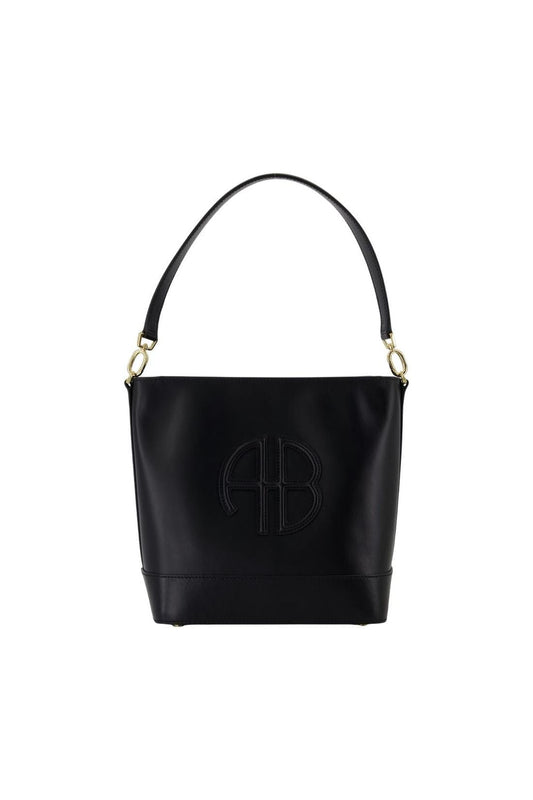 Lili Schultertasche - ANINE BING - Leder - Schwarz