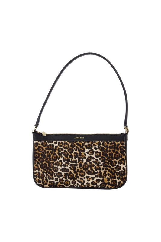 Mini Elly Schultertasche - ANINE BING - Leder - Schwarz