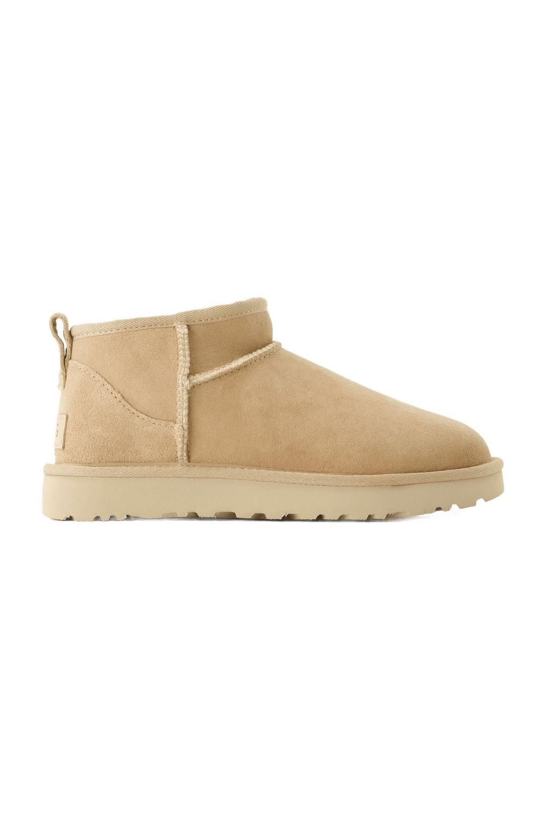 Stiefeletten W Classic Ultra Mini - UGG - Leder - Beige