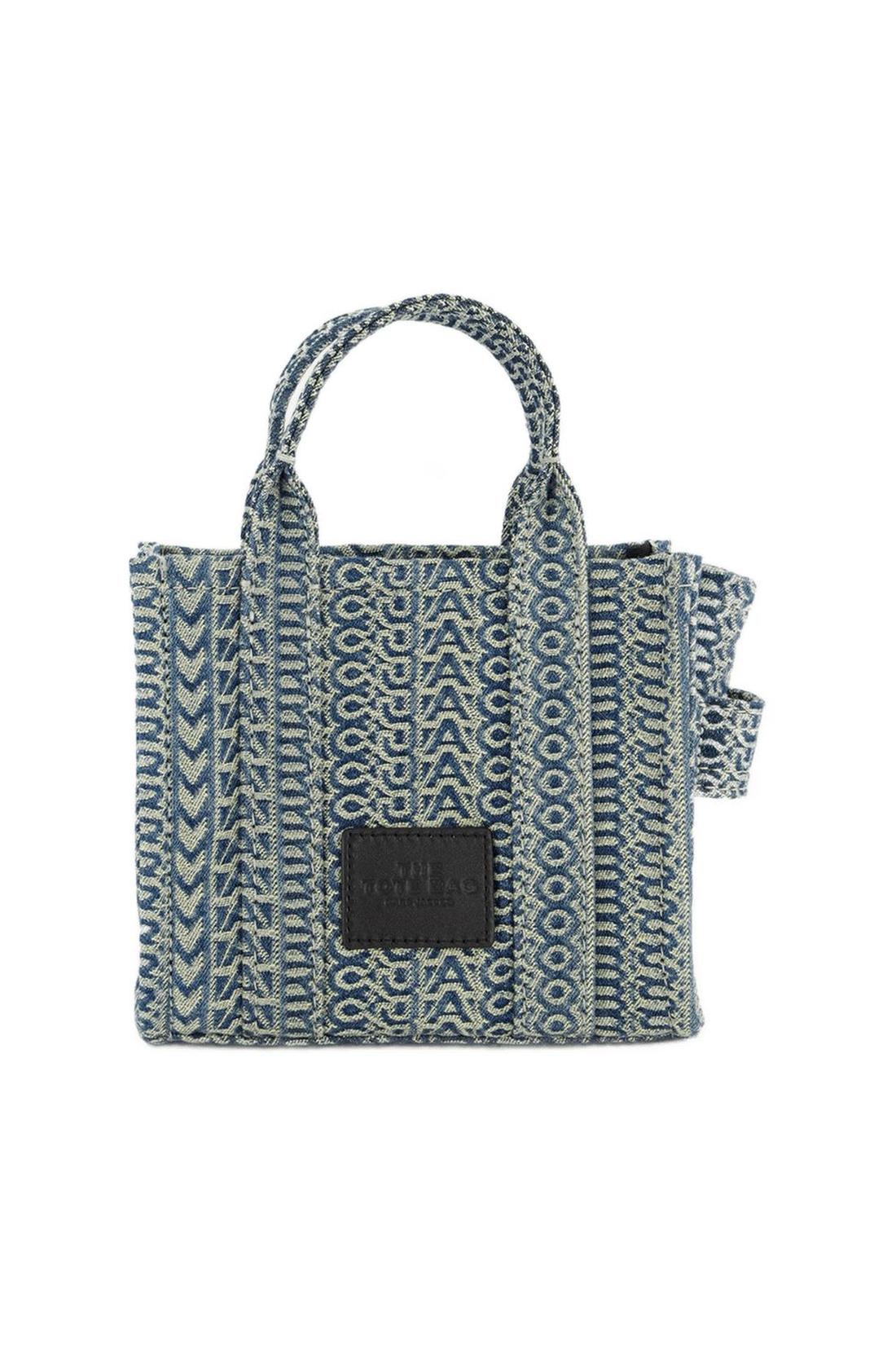 Tote bag The Micro Tote - Marc Jacobs - Baumwolle - Blau
