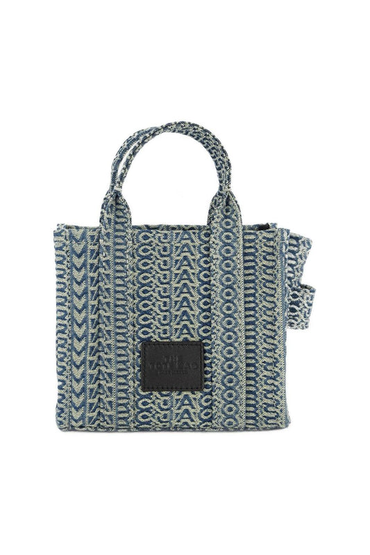 Tote bag The Micro Tote - Marc Jacobs - Baumwolle - Blau