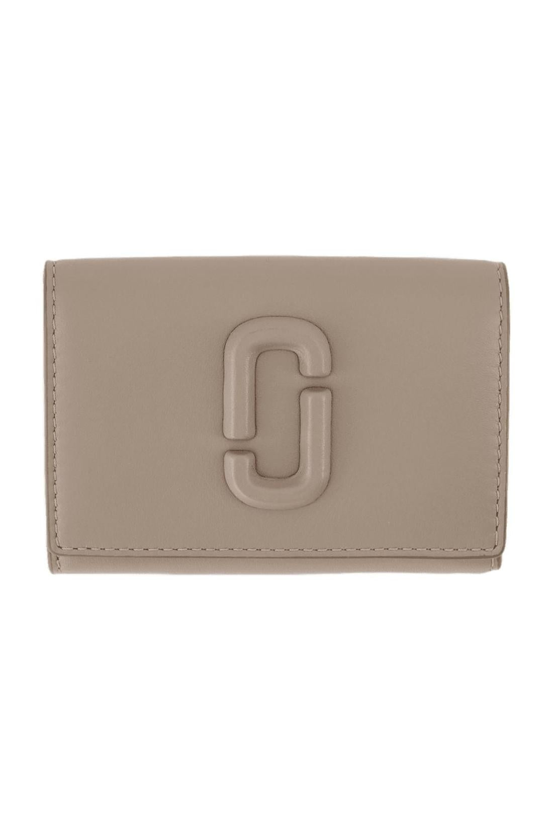 The Trifold Brieftasche - Marc Jacobs - Leder - Grau