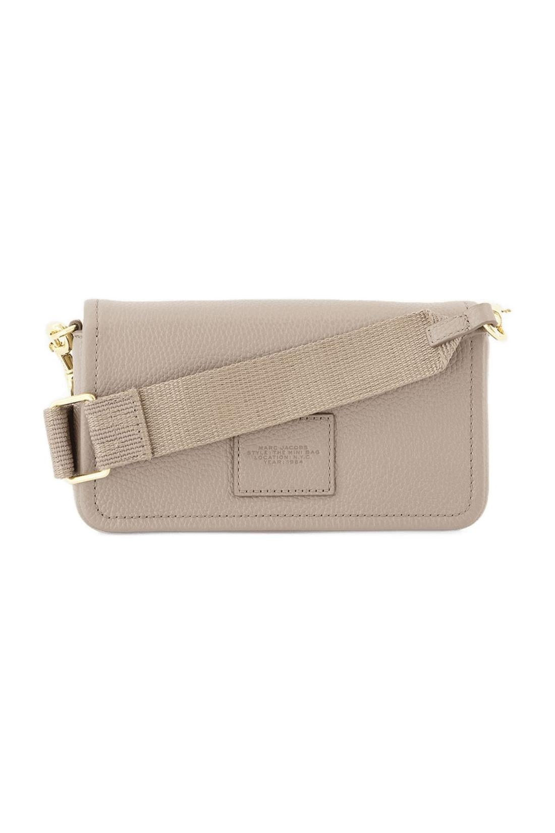 The Mini Schultertasche - Marc Jacobs - Leder - Grau