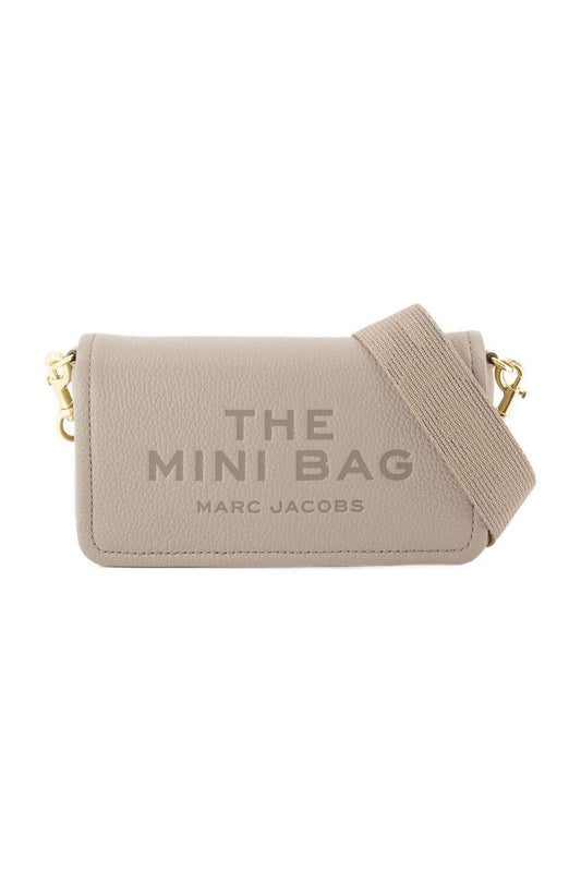 The Mini Schultertasche - Marc Jacobs - Leder - Grau
