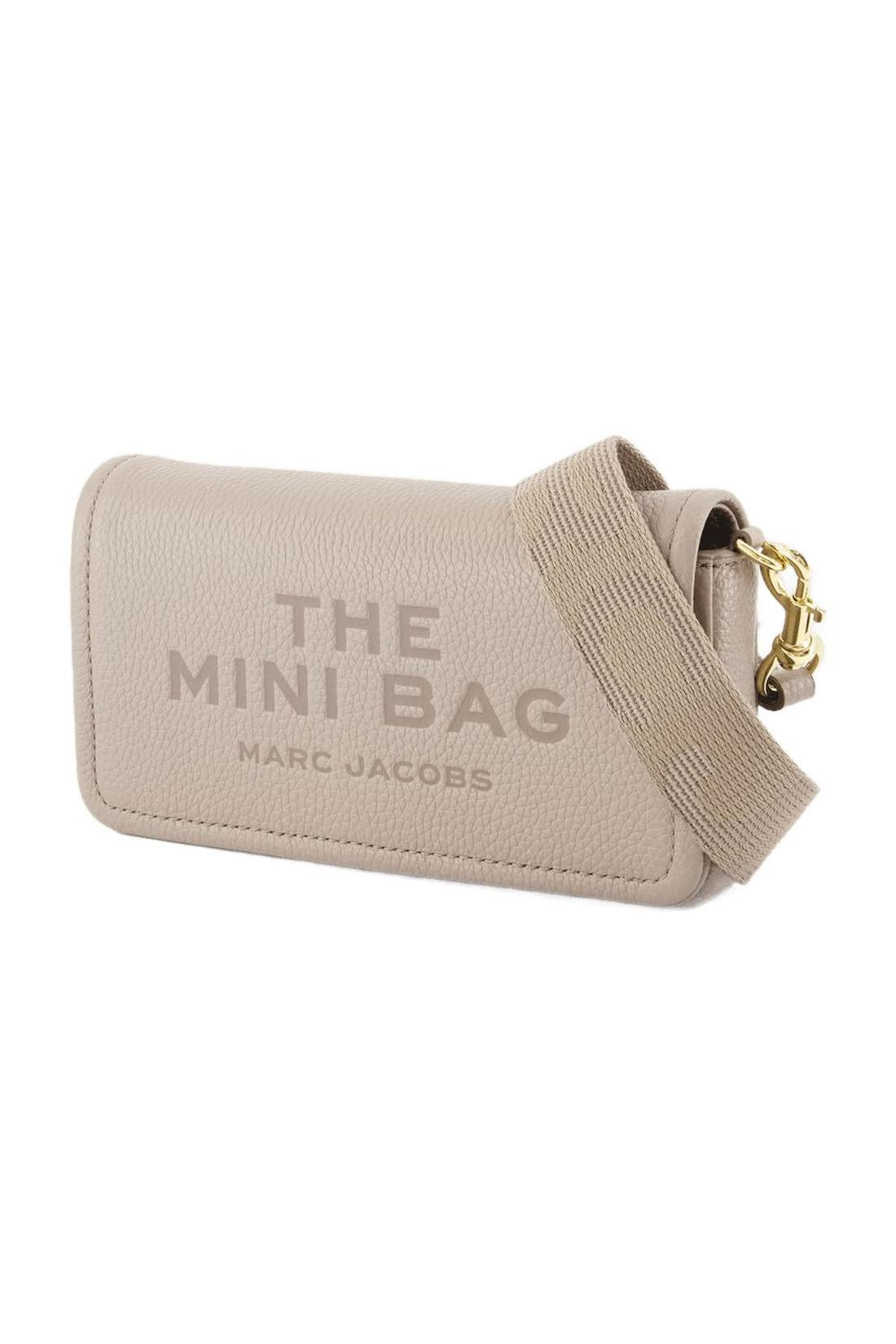 The Mini Schultertasche - Marc Jacobs - Leder - Grau