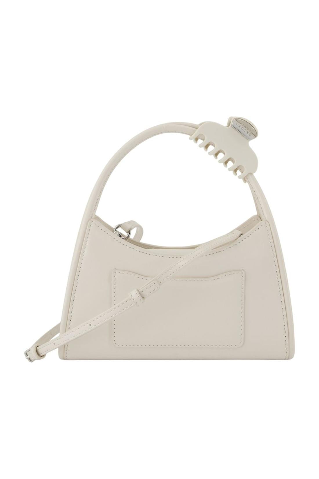 The Claw Clip Crossbody - Marc Jacobs - Leder - Weiß