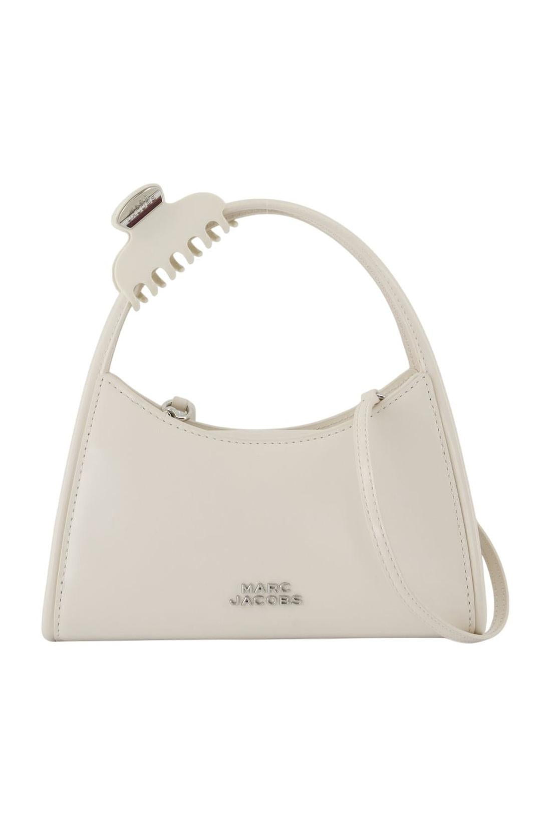 The Claw Clip Crossbody - Marc Jacobs - Leder - Weiß