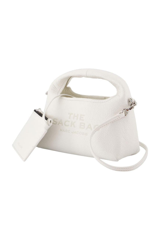 The Micro Sack Schultertasche - Marc Jacobs - Leder - Weiß