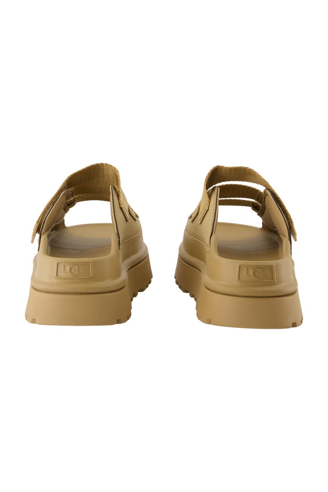 Pantoletten W Goldenglow Slide - UGG - Synthetik - Braun