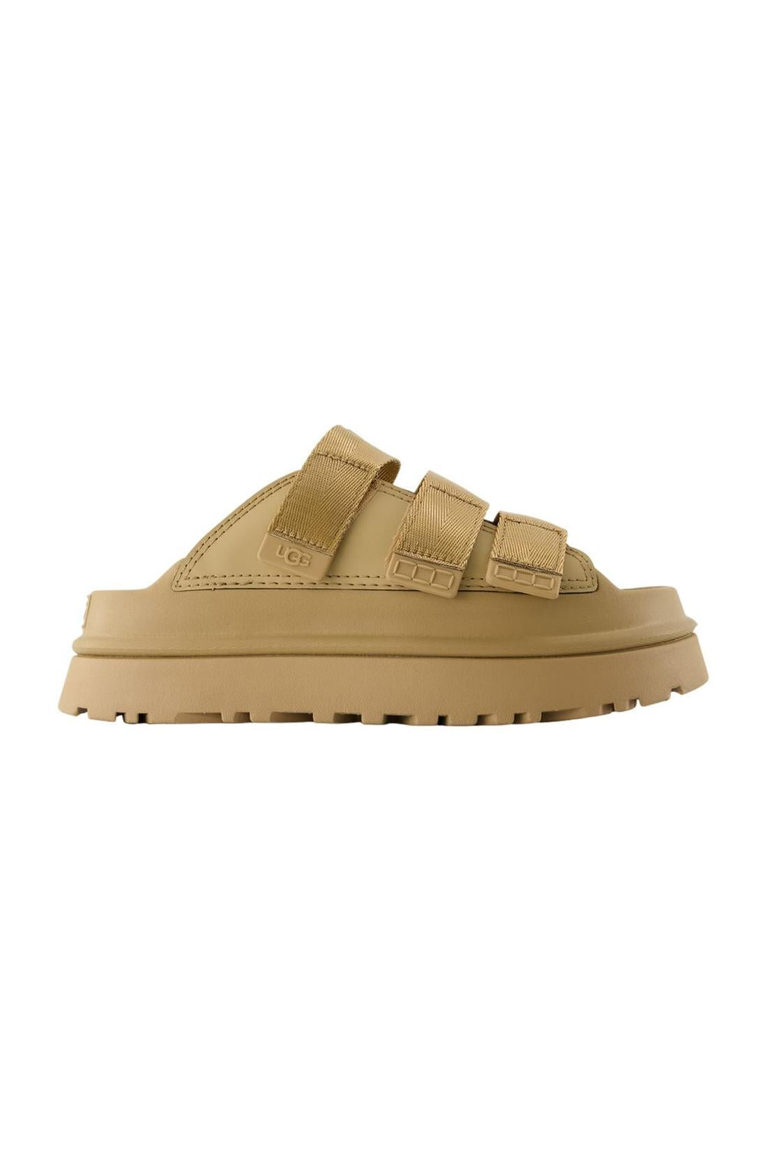 Pantoletten W Goldenglow Slide - UGG - Synthetik - Braun