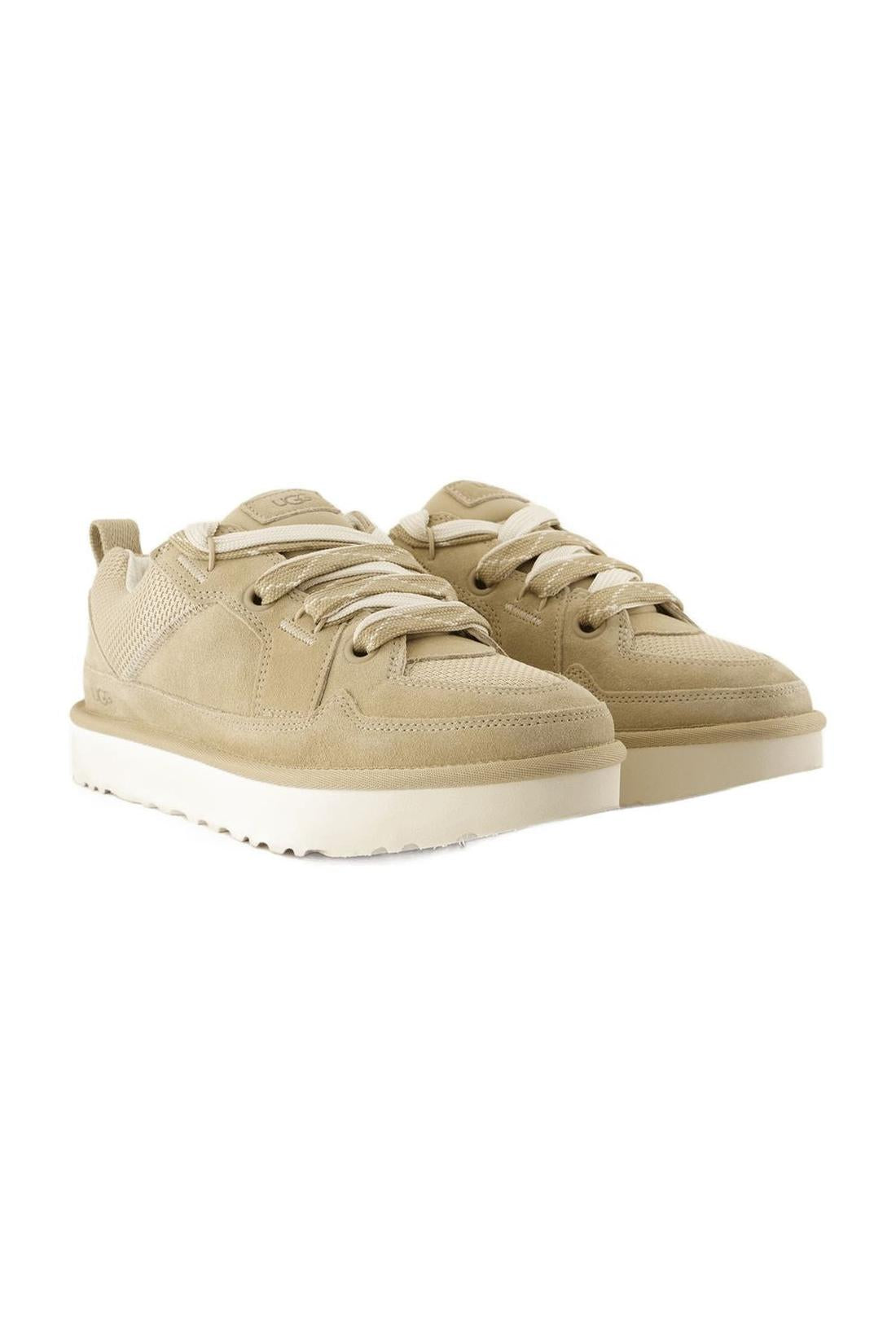 Sneakers W Lo Lowmel - UGG - Leder - Beige