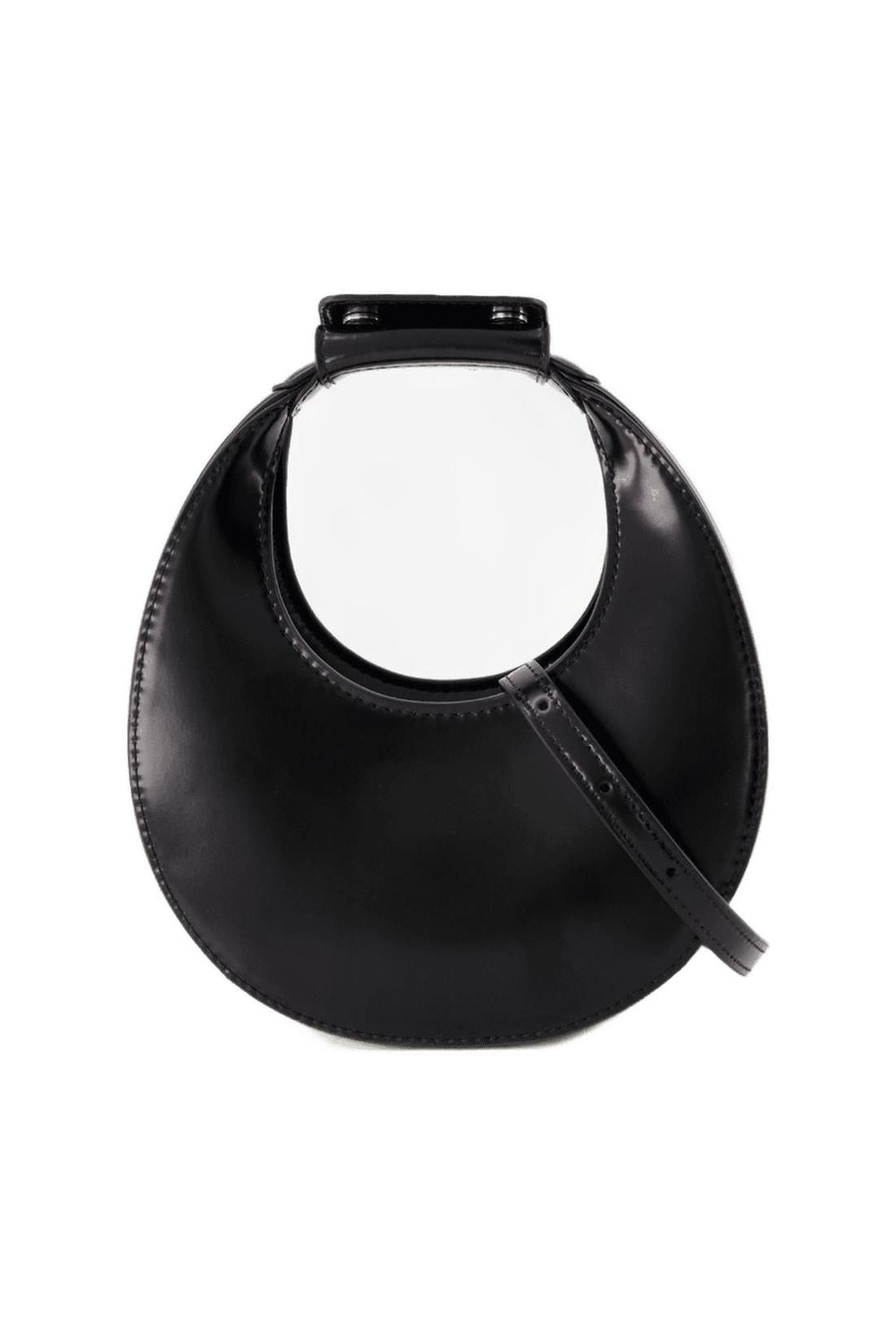 Good Night Moon Handtasche - Staud - Leder - Schwarz