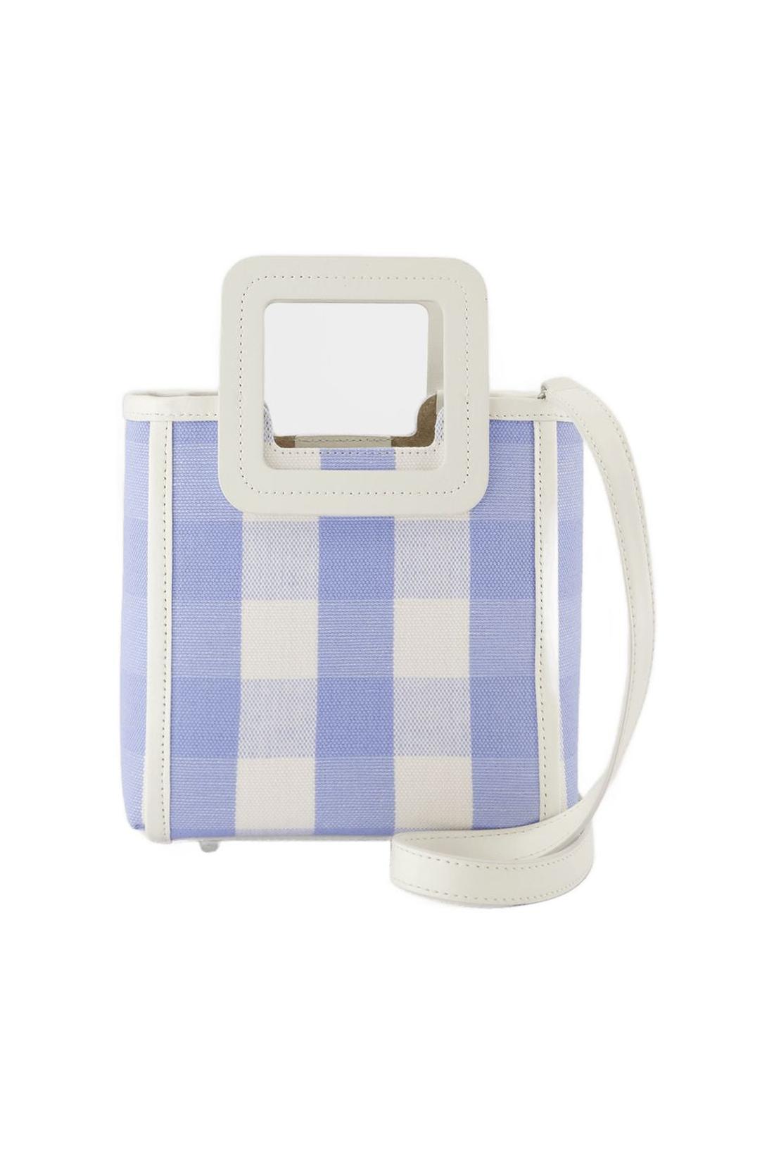 Mini Shirley Handtasche - Staud - Leder - Blau