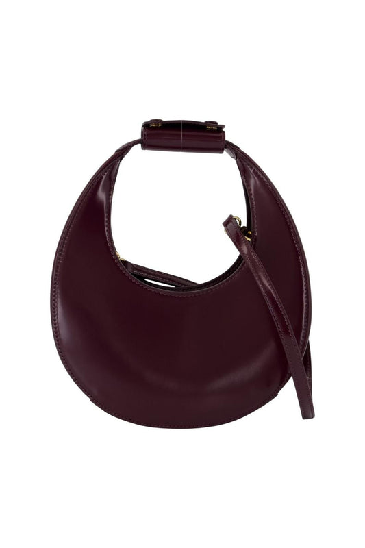 Mini Moon Handtasche - Staud - Leder - Bordeaux