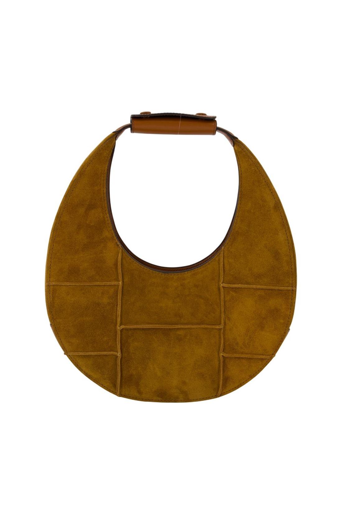 Moon Handtasche - Staud - Leder - Braun