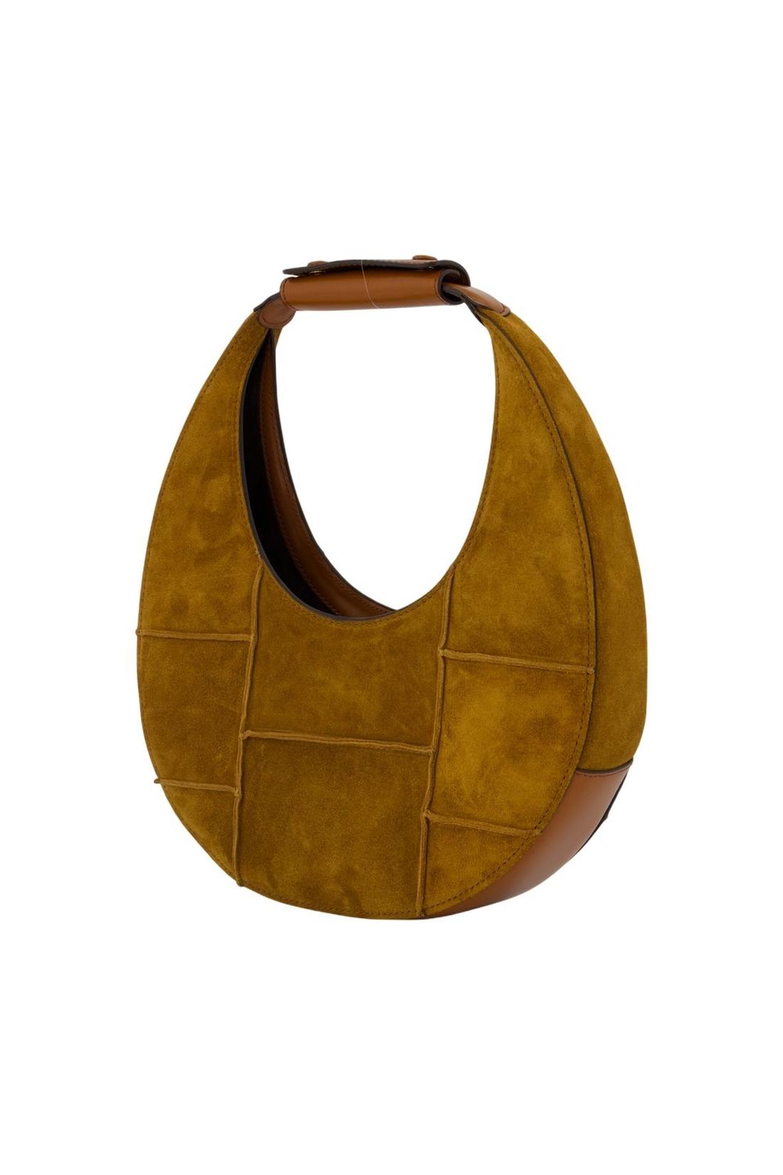 Moon Handtasche - Staud - Leder - Braun