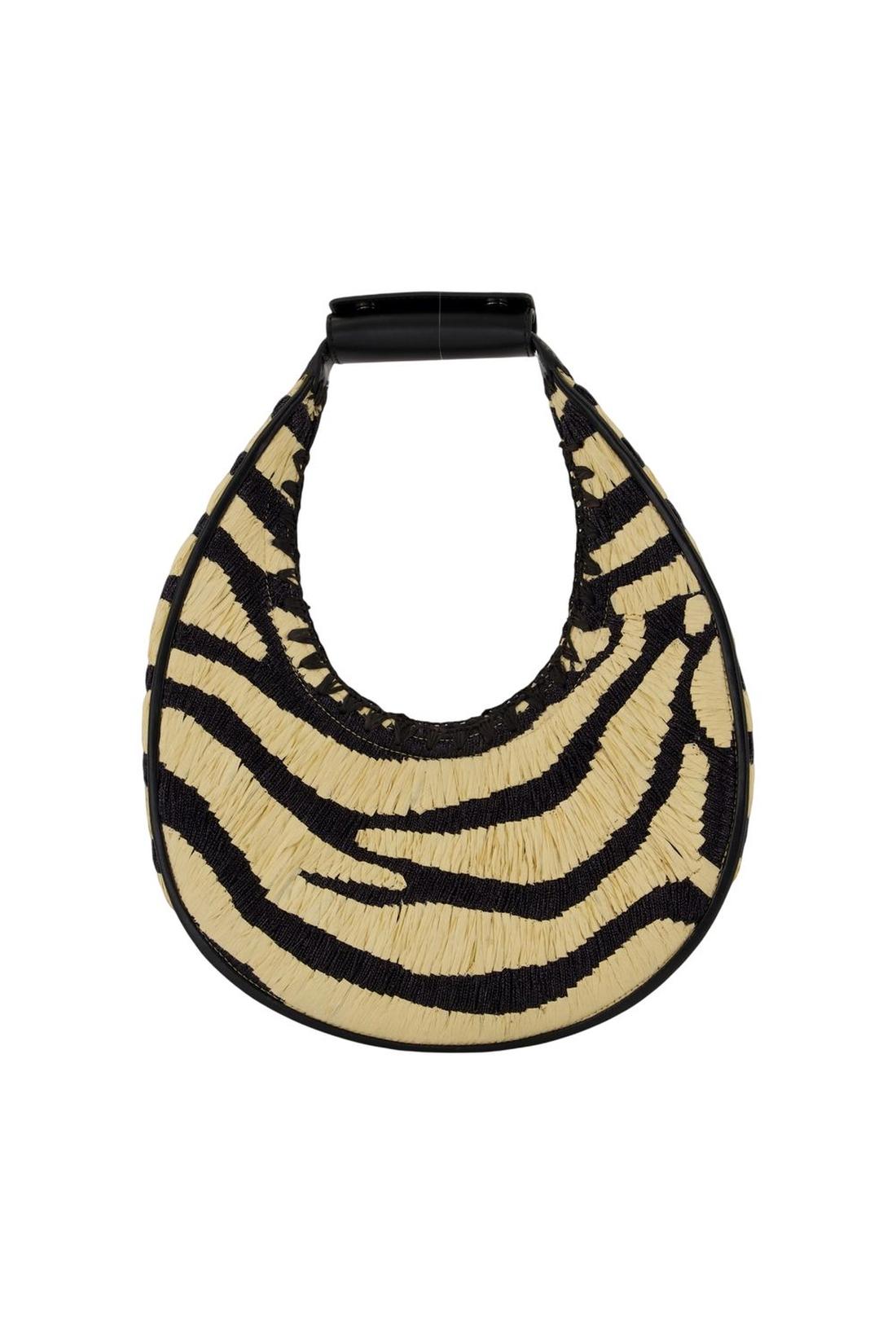 Moon Handtasche - Staud - Raphia - Multi