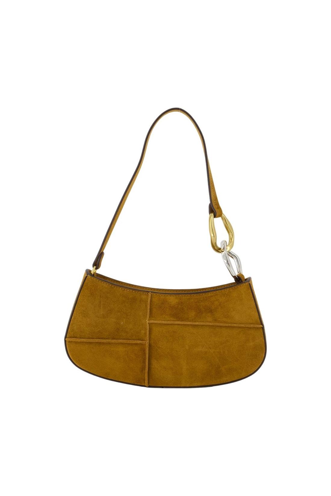 Ollie Schultertasche - Staud - Leder - Braun