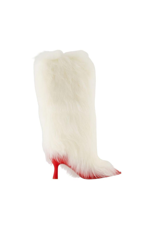 Stiefel Ambush Fur Heel - UGG - Pelz - Weiß/Rot