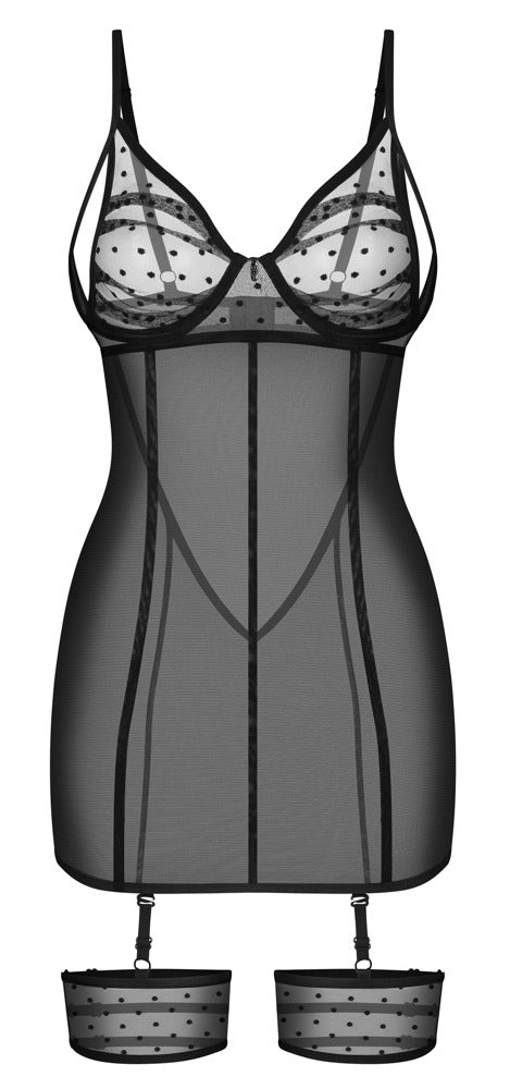 Front Suspender Lingerie Dress