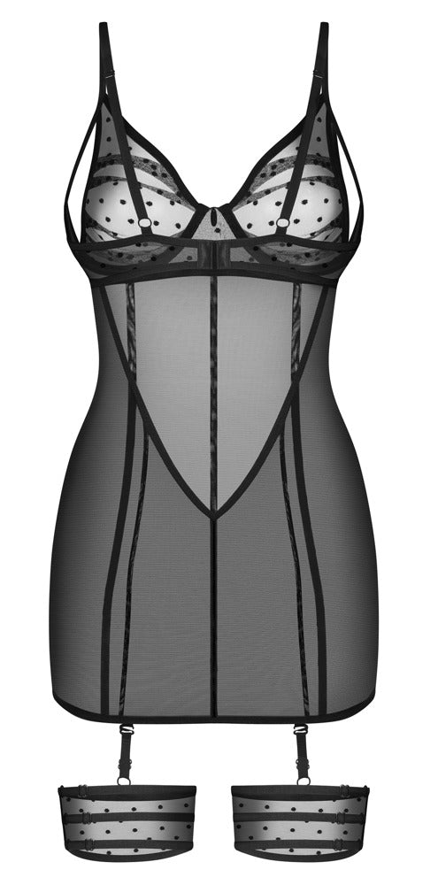 Front Suspender Lingerie Dress