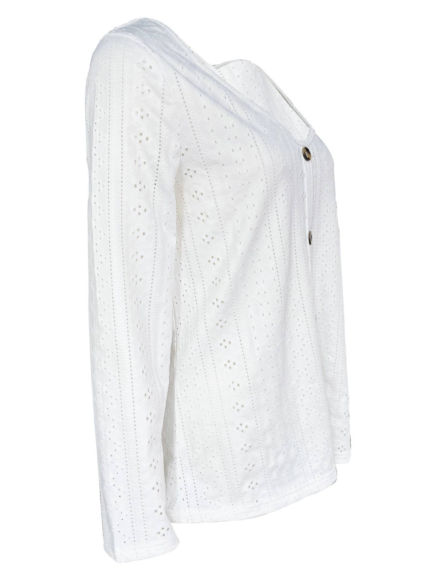 Women´s Button Down V-Neck Blouse