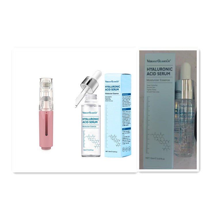 3 In 1 Lip Care Roller Needle Roller Lip Roller Beard Growth Roller Beard Hair Growth Roller Beard Treatment Serum Applicant - AXON