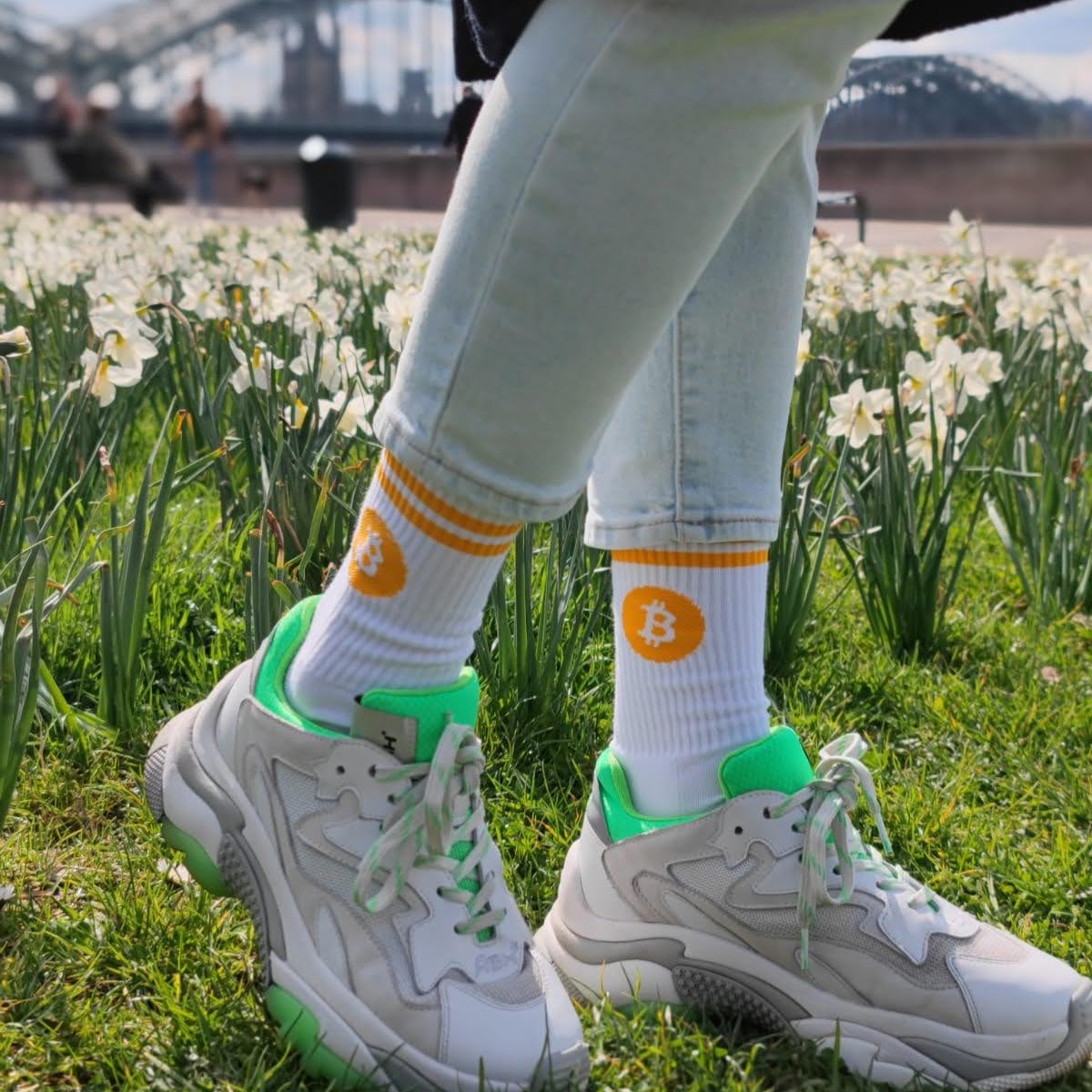 Bitcoin Socken - made in Portugal