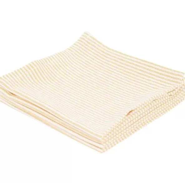 Tischläufer » 45 x 150 cm Tischdecke mit Glitzer Streifen » eleganter Stoff-Tischläufer aus Baumwolle » wiederverwendbar für Hochzeit, Feier & Gastronomie