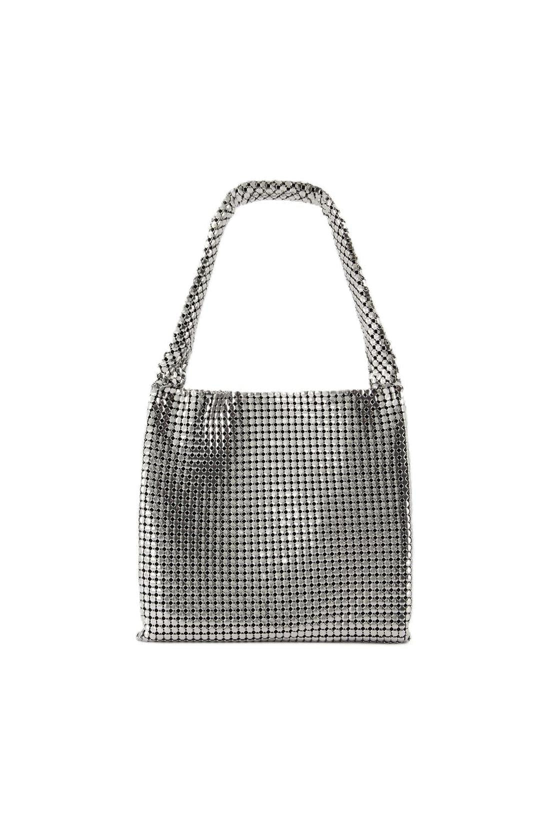 Schultertasche Medium Silver Pixel - Rabanne - Aluminium - Silber