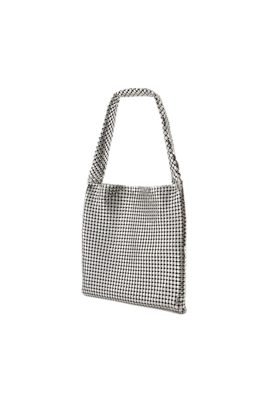 Schultertasche Medium Silver Pixel - Rabanne - Aluminium - Silber
