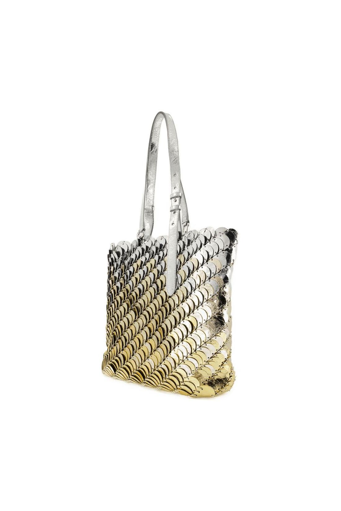 Handtasche - Rabanne - Leder - Gold