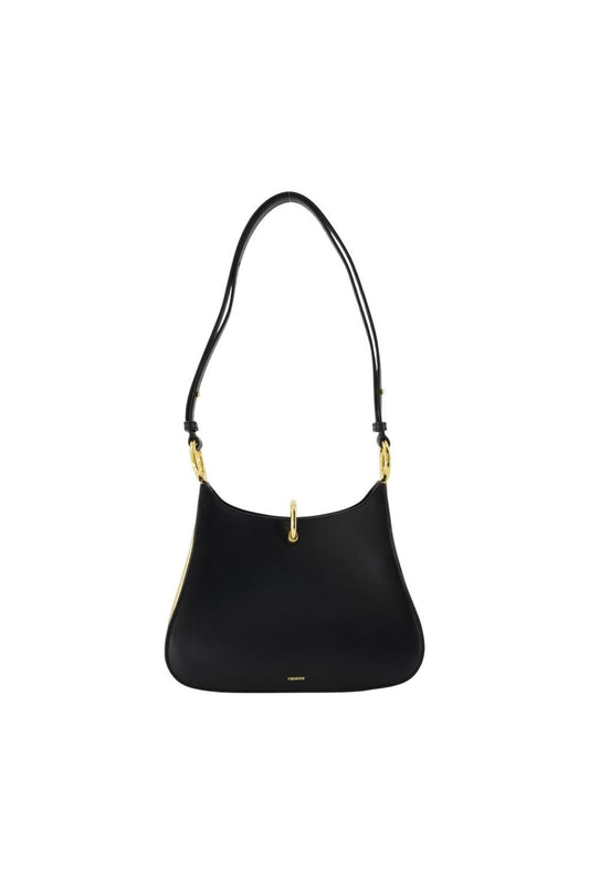 Schultertasche - Rabanne - Leder - Schwarz