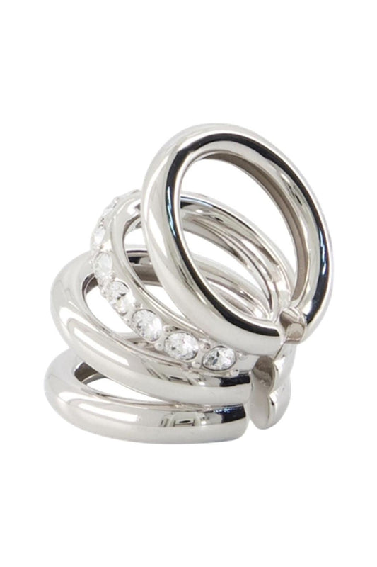 Ohrringe - Rabanne - Metall - Silber