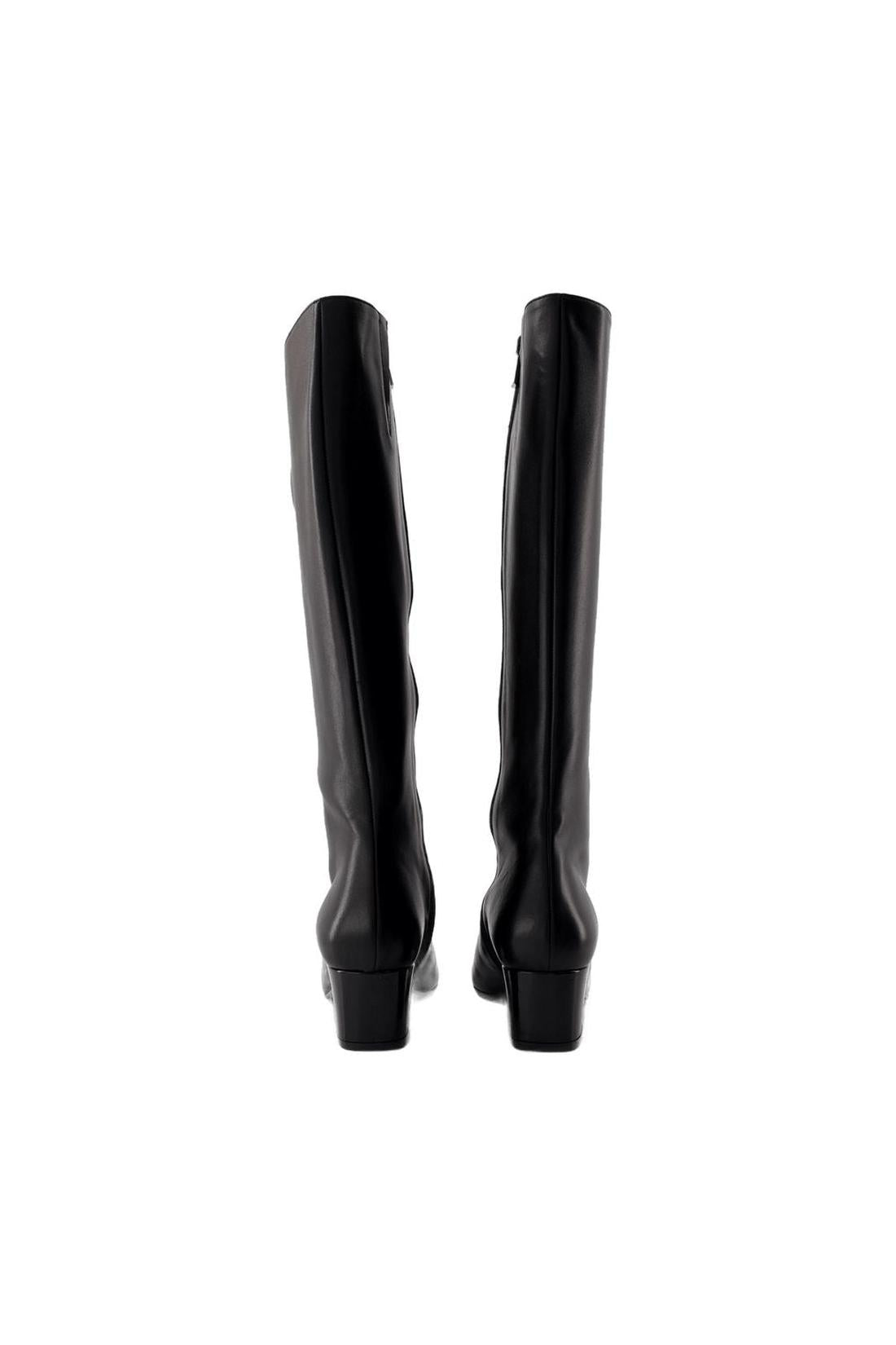 Malaga-Stiefel aus schwarzem Leder