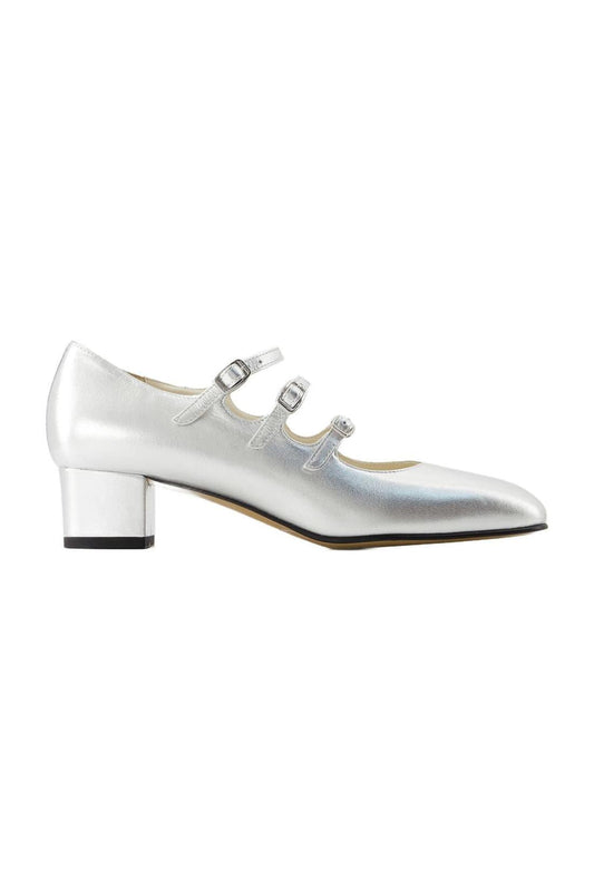 Kina Pumps - Carel - Leder - Silber