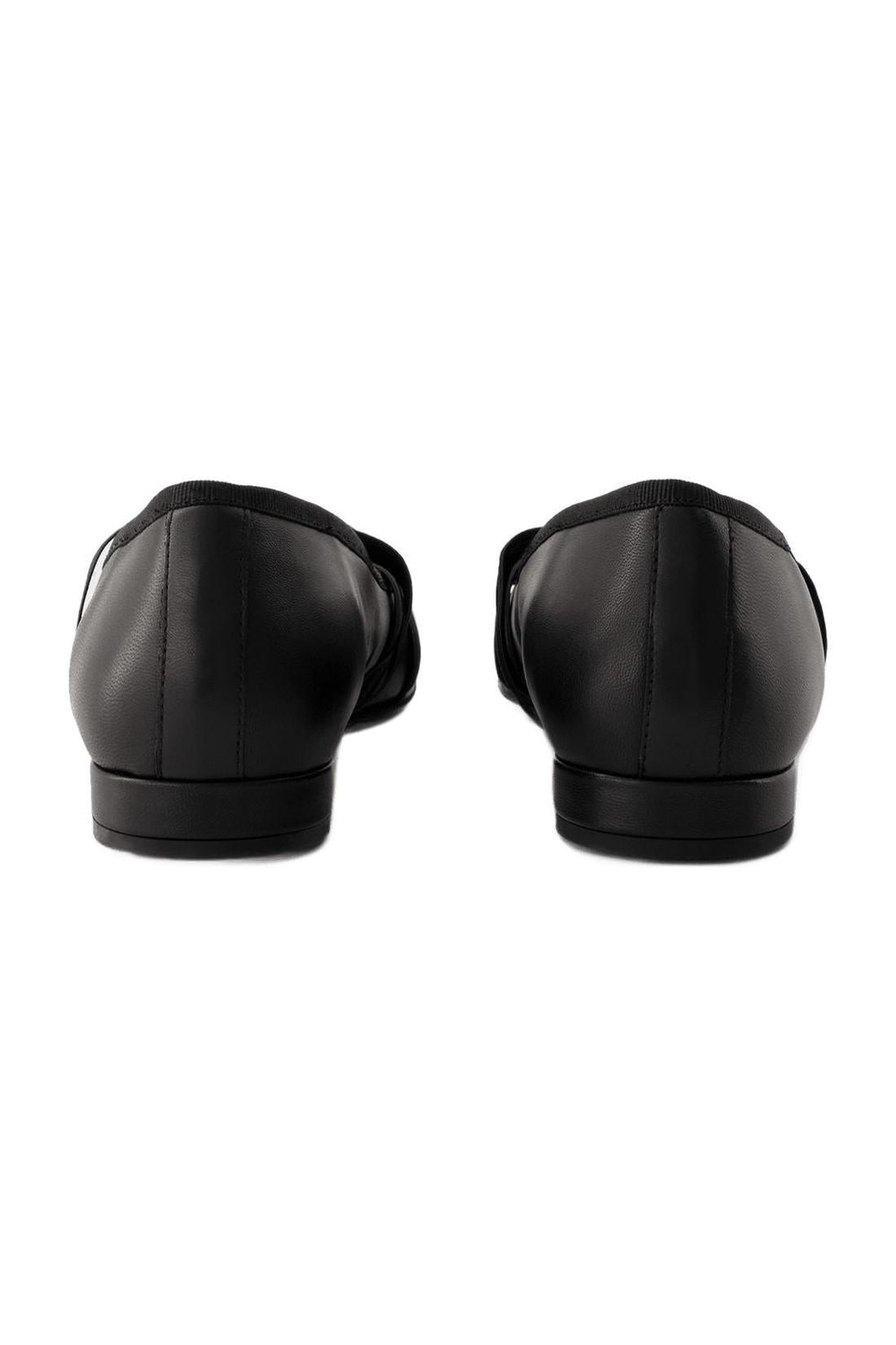 Tutu-Ballerinas - Carel - Leder - Schwarz