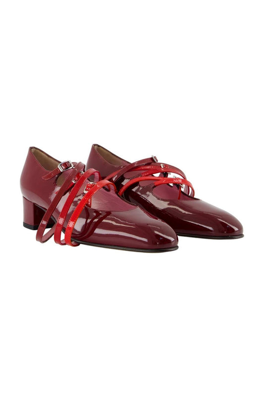 Spaghetti-Pumps - Carel - Leder - Bordeaux