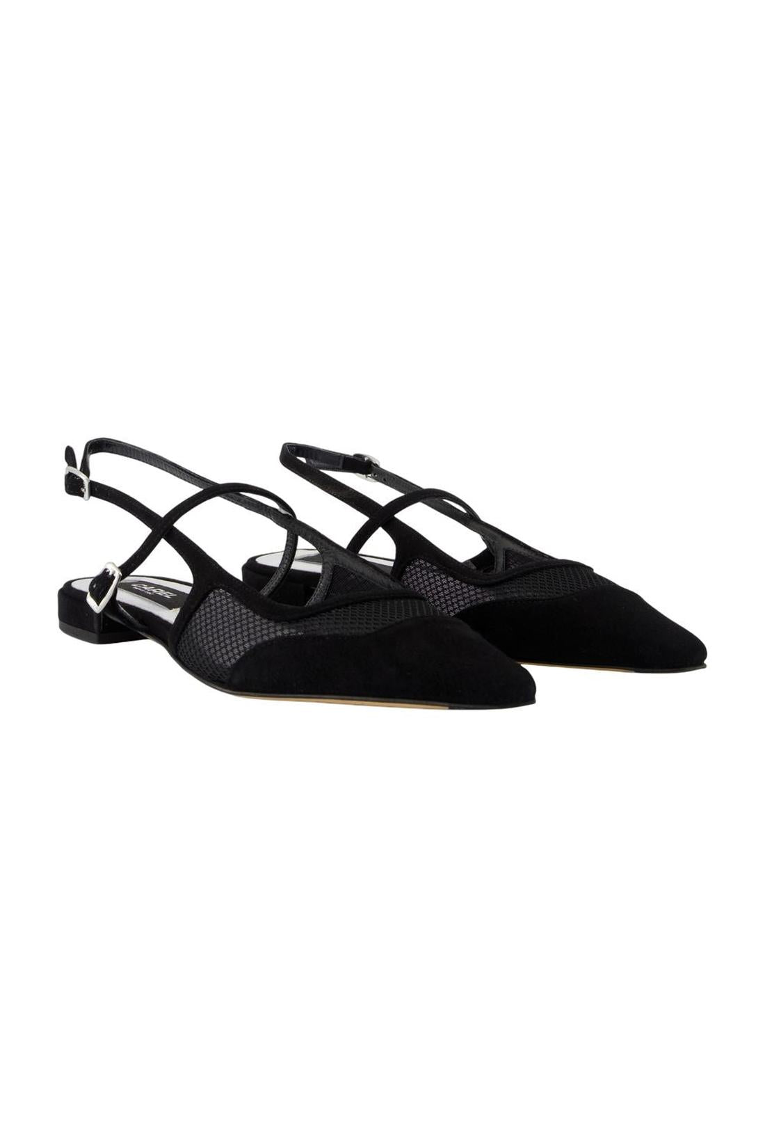 Maela Ballerinas - Carel - Leder - Schwarz