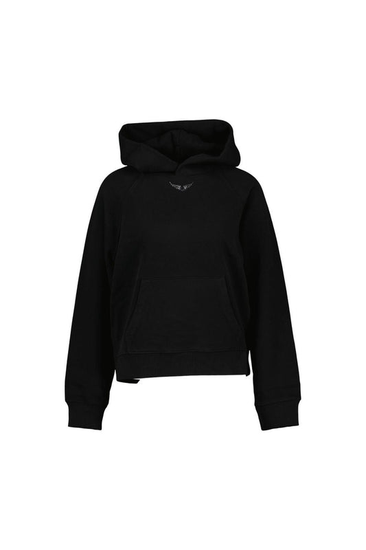 Sweatshirt Georgy Pmo Wings Strass - Zadig & Voltaire - Baumwolle - Schwarz